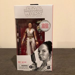 STAR WARS Black Series First Edition Rey & D-0 6”